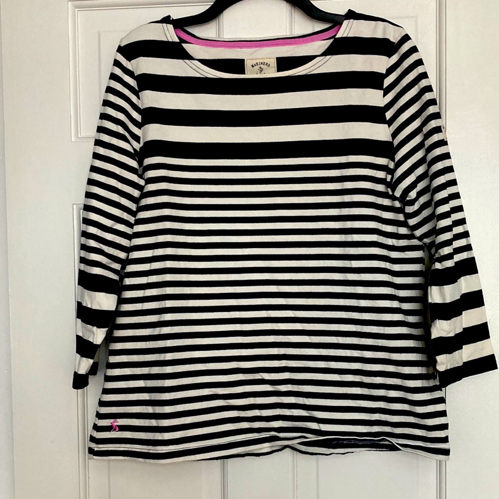 Blue and White Nautical Sweater